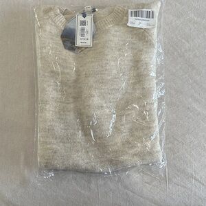 Men's Beige Crewneck Sweater